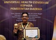 Prioritaskan Jaminan Kesehatan, Pj Bupati Bombana Terima Penghargaan dari Wapres