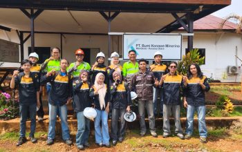 Mahasiswa UMK Kendari kunjungan lapangan ke lokasi tambang PT. BKM