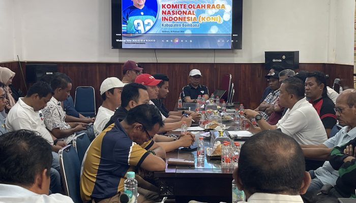 KONI Bombana Gelar Rapat Perdana, Fokus Persiapan Pelantikan dan Porprov 2026