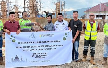 CSR Nyata di Desa Tapunggaya: PT BKM Kucurkan Rp100 Juta untuk Masjid Al-Istiqomah
