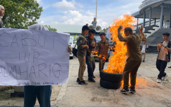 Aksi HIPPELWANA Bongkar Dugaan Pelanggaran Tambang PT Almharig, DPRD Sultra Diminta Turun Tangan